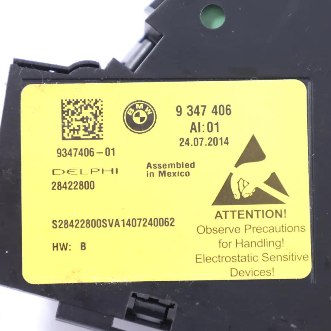 Adjustment Switch Front Right O/S Memory Button Panel to BMW X5 F15 Seat with Part number 9347406 BMW X5 F15 Seat Adjustment Switch Front Right O/S Memory Button Panel - SKU rhd-9347406 - Part number 9347406