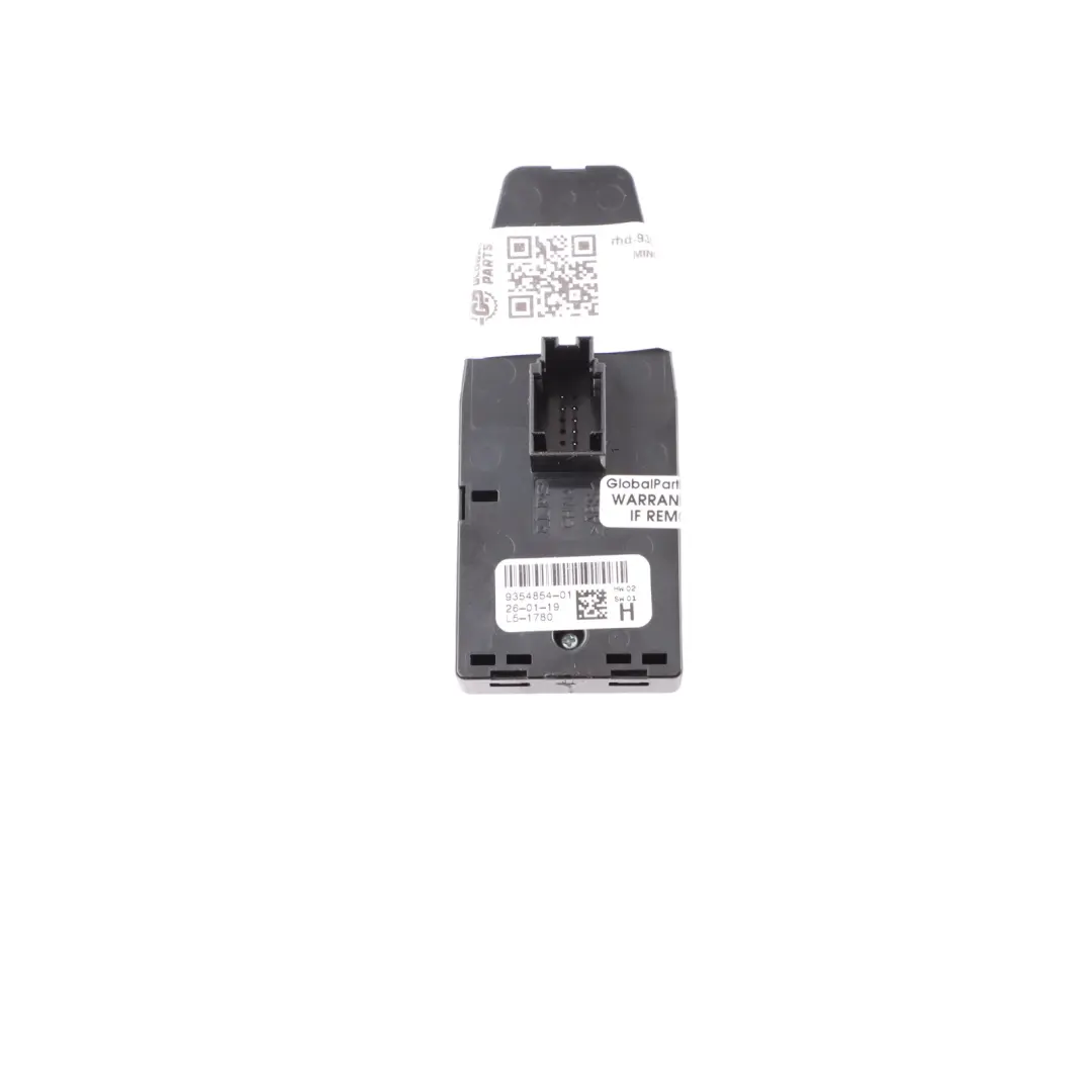 Mini F56 Driver's Side Right O/S Window Lifter Switch Power Fold - SKU rhd-9354854-2 - Part number 9354854