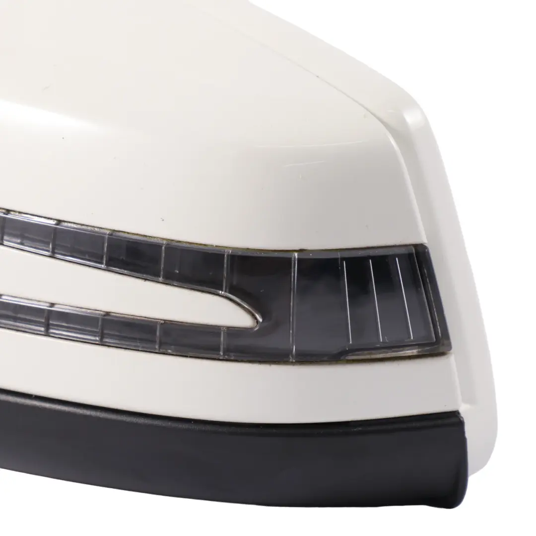 Wing Mirror Door Left N/S Outside Calcite White - 650 to Mercedes CLA C117 with Part number A1178101500 Mercedes CLA C117 Wing Mirror Door Left N/S Outside Calcite White - 650 - SKU rhd-A1178101500-CW - Part number A1178101500