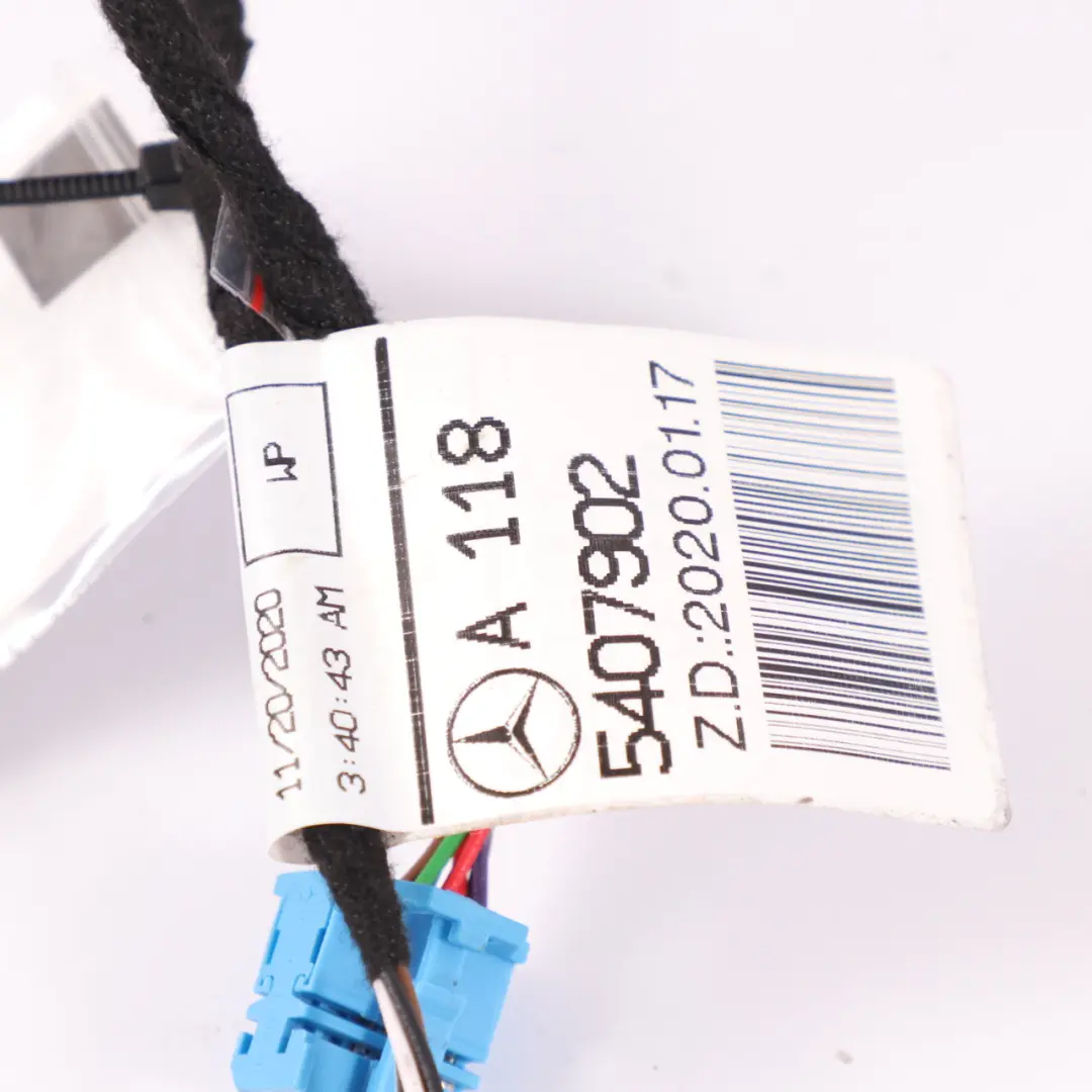 Mercedes C118 Front Door Left Right N/O/S Electrical Wiring Harness - SKU rhd-A1185407902 - Part number A1185407902