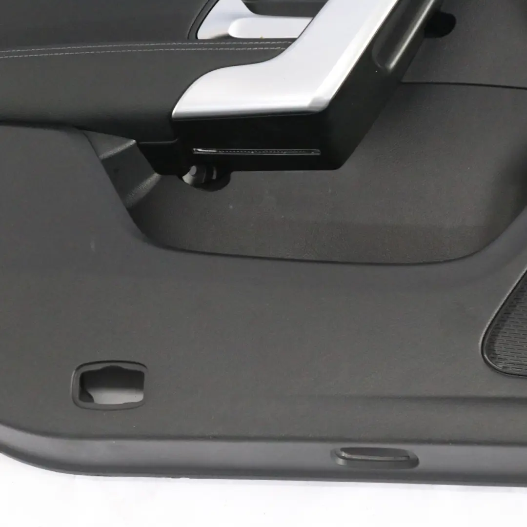 Door Card Front Left N/S Trim Panel Cover Leather Black to Mercedes CLA C118 with Part number A1187207501 Mercedes CLA C118 Door Card Front Left N/S Trim Panel Cover Leather Black - SKU rhd-A1187207501 - Part number A1187207501