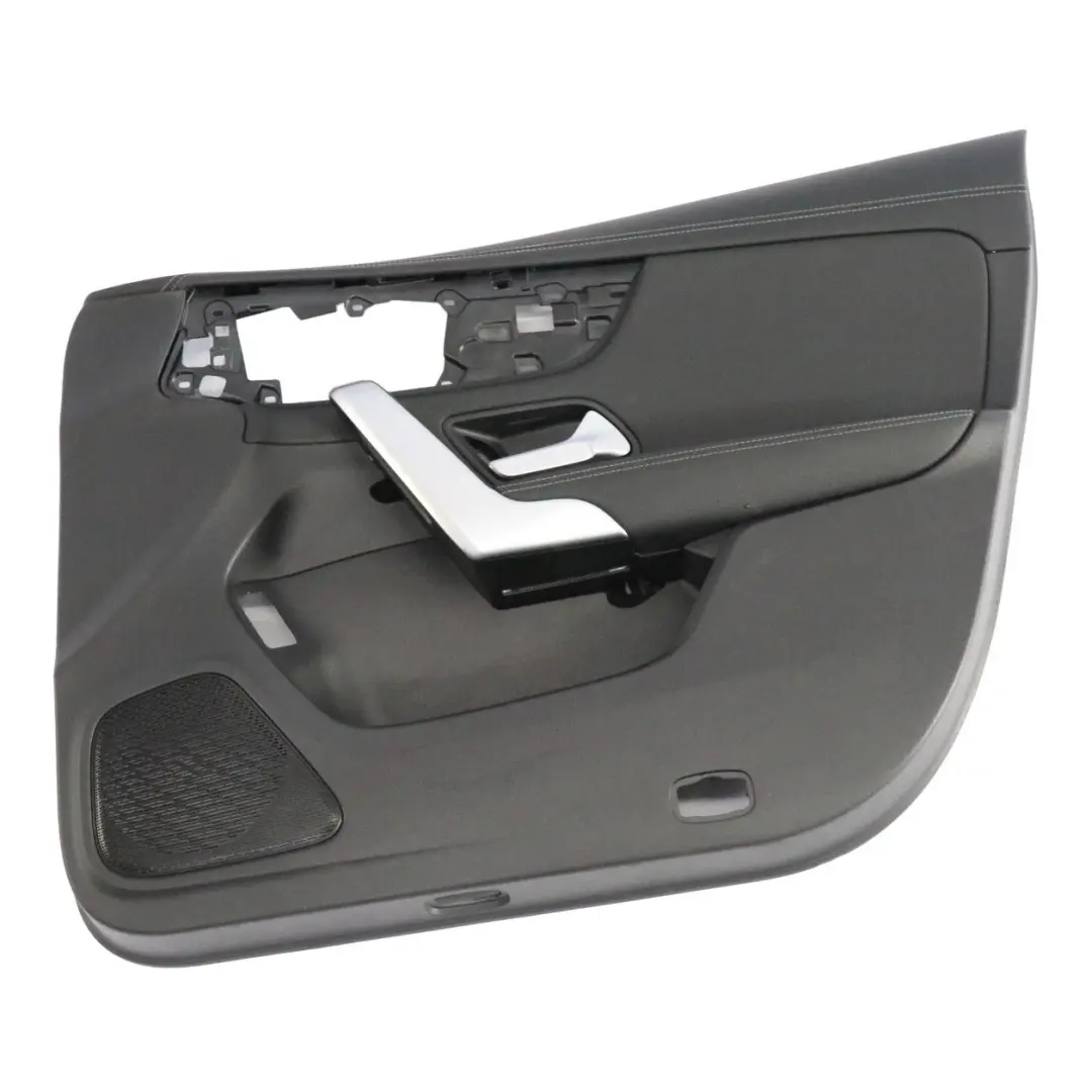 Door Card Front Right O/S Trim Panel Cover Leather Black to Mercedes CLA C118 with Part number A1187208301 Mercedes CLA C118 Door Card Front Right O/S Trim Panel Cover Leather Black - SKU rhd-A1187208301 - Part number A1187208301