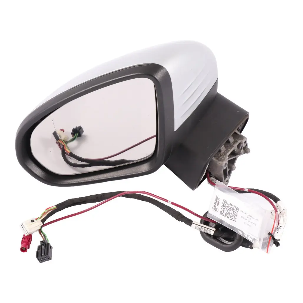 Wing Mirror Door Left N/S Auto Dip Power Fold Iridium Silver - 775 to Mercedes C118 with Part number A1188101104 Mercedes C118 Wing Mirror Door Left N/S Auto Dip Power Fold Iridium Silver - 775 - SKU rhd-A1188101104-IRS - Part number A1188101104