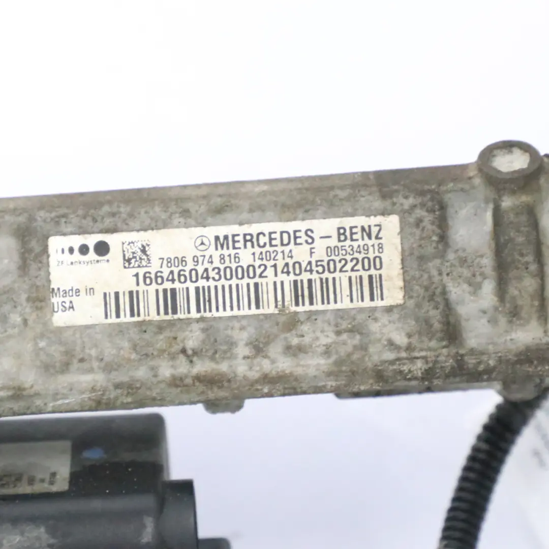 Mercedes ML W166 Power Steering Rack Drive Motor Unit - SKU rhd-A1664604300 - Part number A1664604300