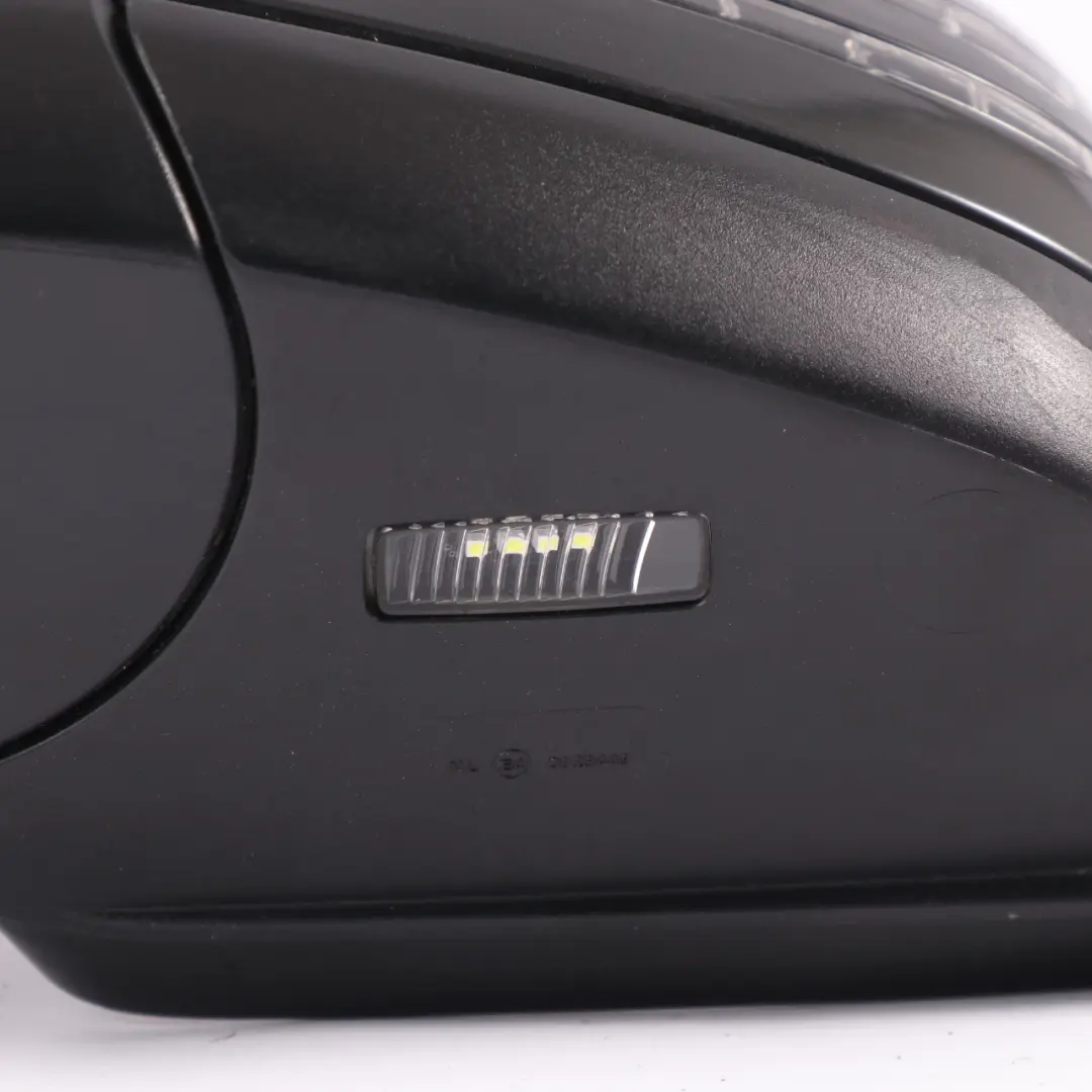 Mercedes ML W166 Door Outer Wing Mirror Left N/S Obsidian Black - 197 - SKU rhd-A1668100193-OB - Part number A1668100193