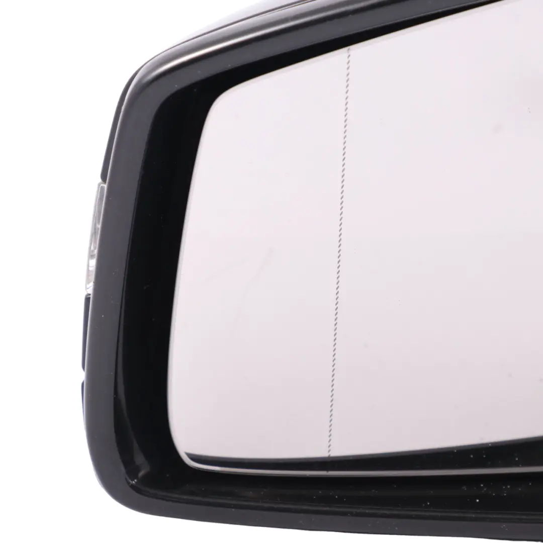 Mercedes ML W166 Door Outer Wing Mirror Left N/S Obsidian Black - 197 - SKU rhd-A1668100193-OB - Part number A1668100193
