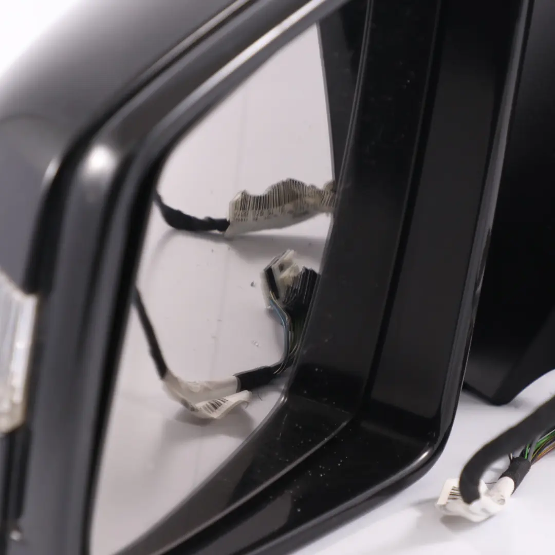 Door Outer Wing Mirror Left N/S Obsidian Black - 197 to Mercedes ML W166 with Part number A1668100193 Mercedes ML W166 Door Outer Wing Mirror Left N/S Obsidian Black - 197 - SKU rhd-A1668100193-OB - Part number A1668100193