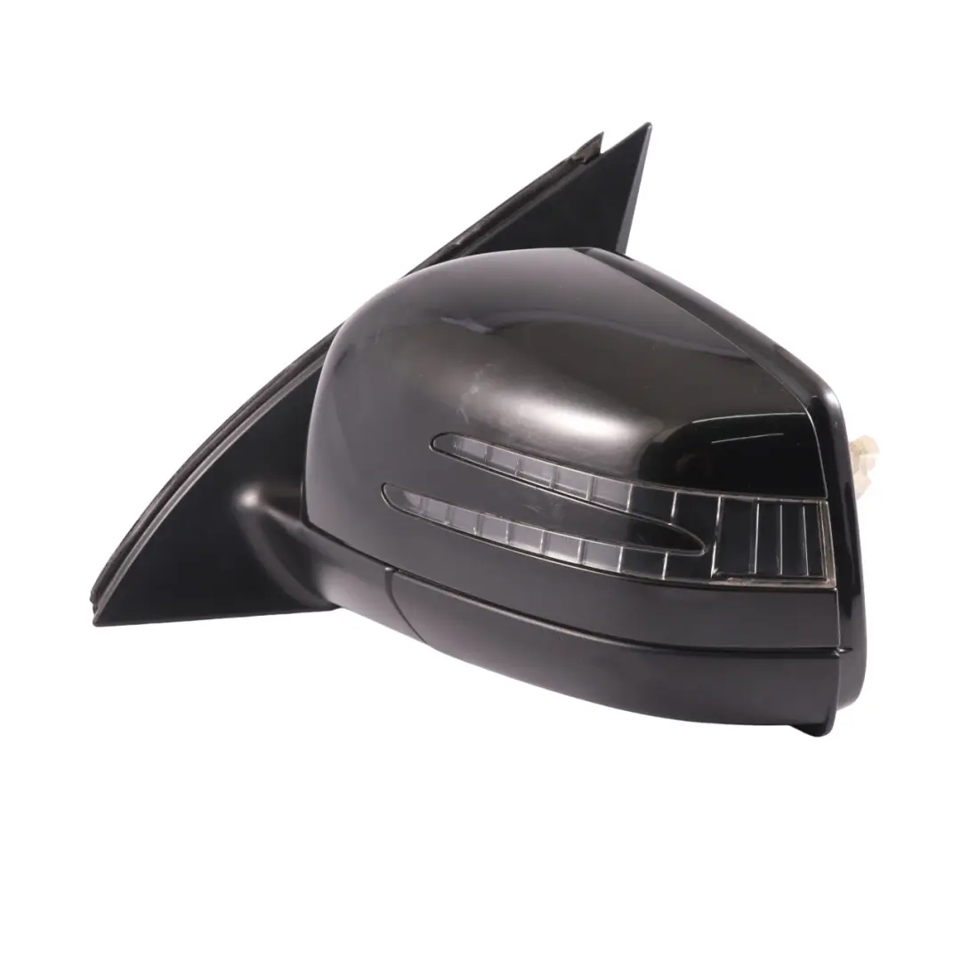 Door Outer Wing Mirror Left N/S Obsidian Black - 197 to Mercedes ML W166 with Part number A1668100193 Mercedes ML W166 Door Outer Wing Mirror Left N/S Obsidian Black - 197 - SKU rhd-A1668100193-OB - Part number A1668100193
