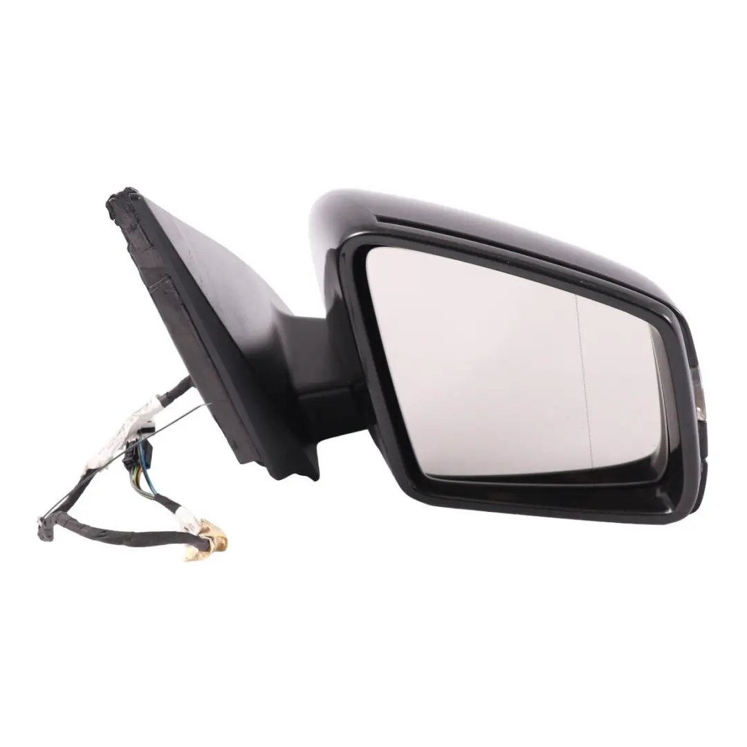 Mercedes ML W166 Door Outer Wing Mirror Right O/S Obsidian Black - 197 - SKU rhd-A1668100293-OB - Part number A1668100293