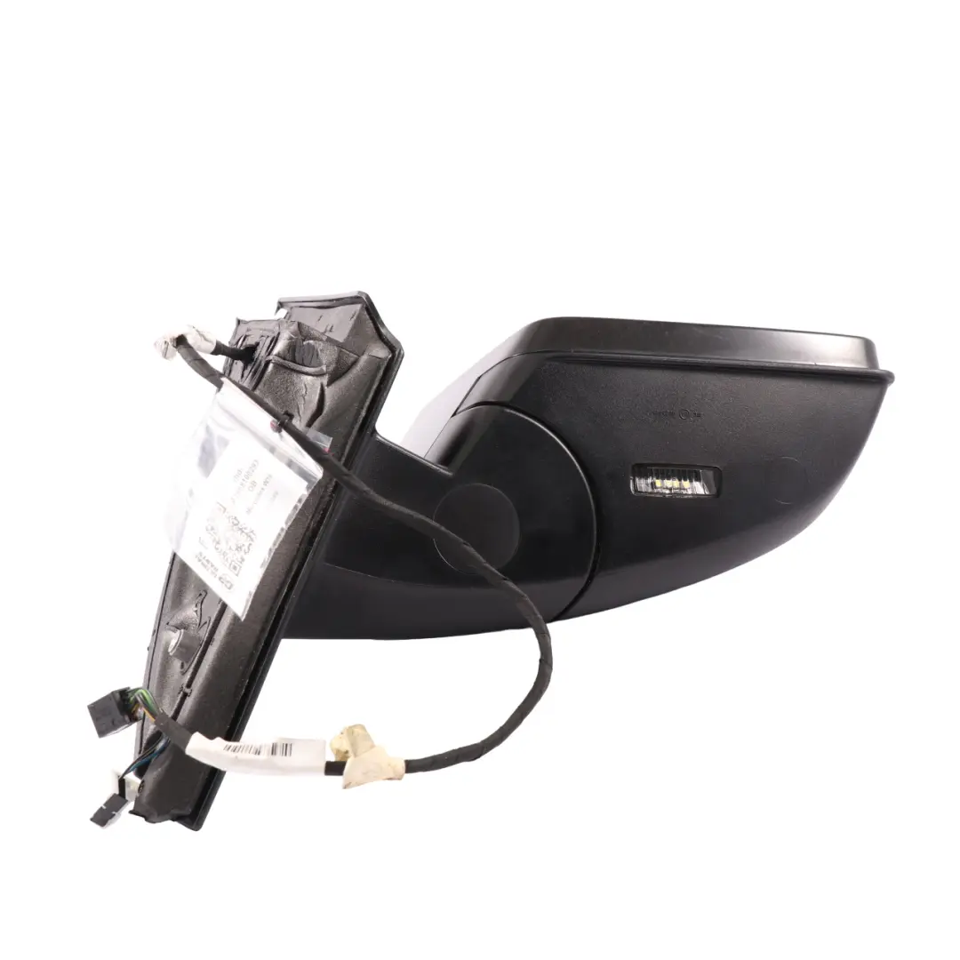 Mercedes ML W166 Door Outer Wing Mirror Right O/S Obsidian Black - 197 - SKU rhd-A1668100293-OB - Part number A1668100293