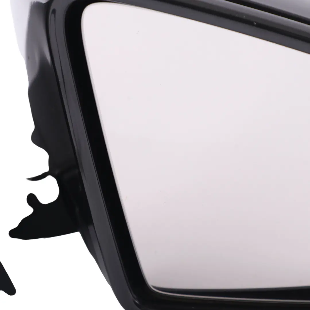 Mercedes ML W166 Door Outer Wing Mirror Right O/S Obsidian Black - 197 - SKU rhd-A1668100293-OB - Part number A1668100293