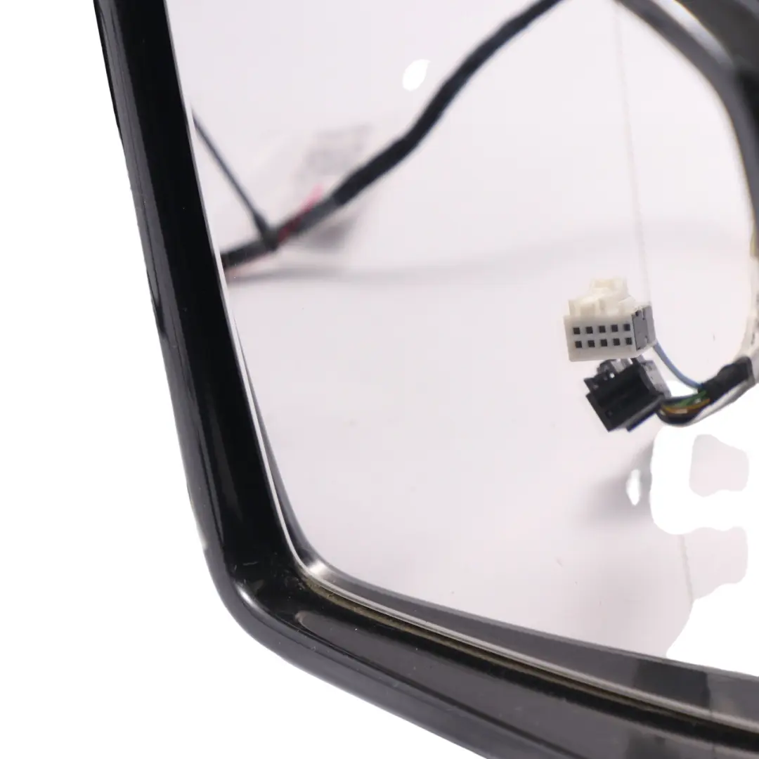 Mercedes ML W166 Door Outer Wing Mirror Right O/S Obsidian Black - 197 - SKU rhd-A1668100293-OB - Part number A1668100293