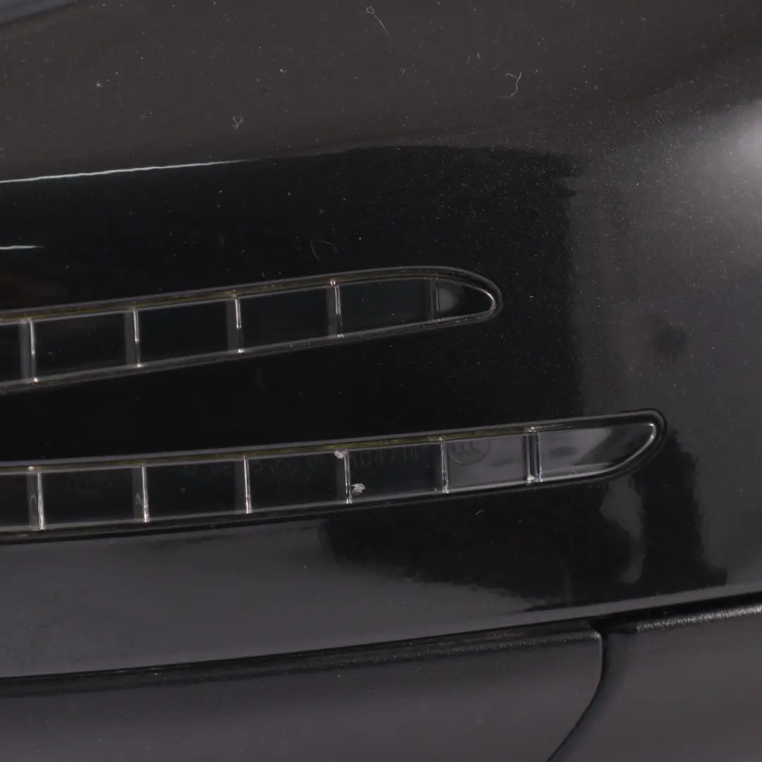 Mercedes ML W166 Door Outer Wing Mirror Right O/S Obsidian Black - 197 - SKU rhd-A1668100293-OB - Part number A1668100293