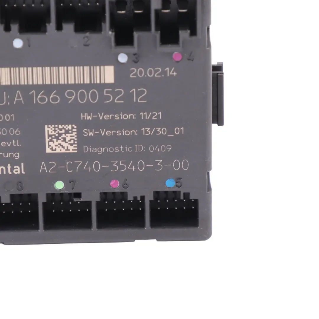 Mercedes ML W166 Front Door Module Right O/S Door Control Unit A2059006013 - SKU RHD-A1669005212 - Part number A1669005212