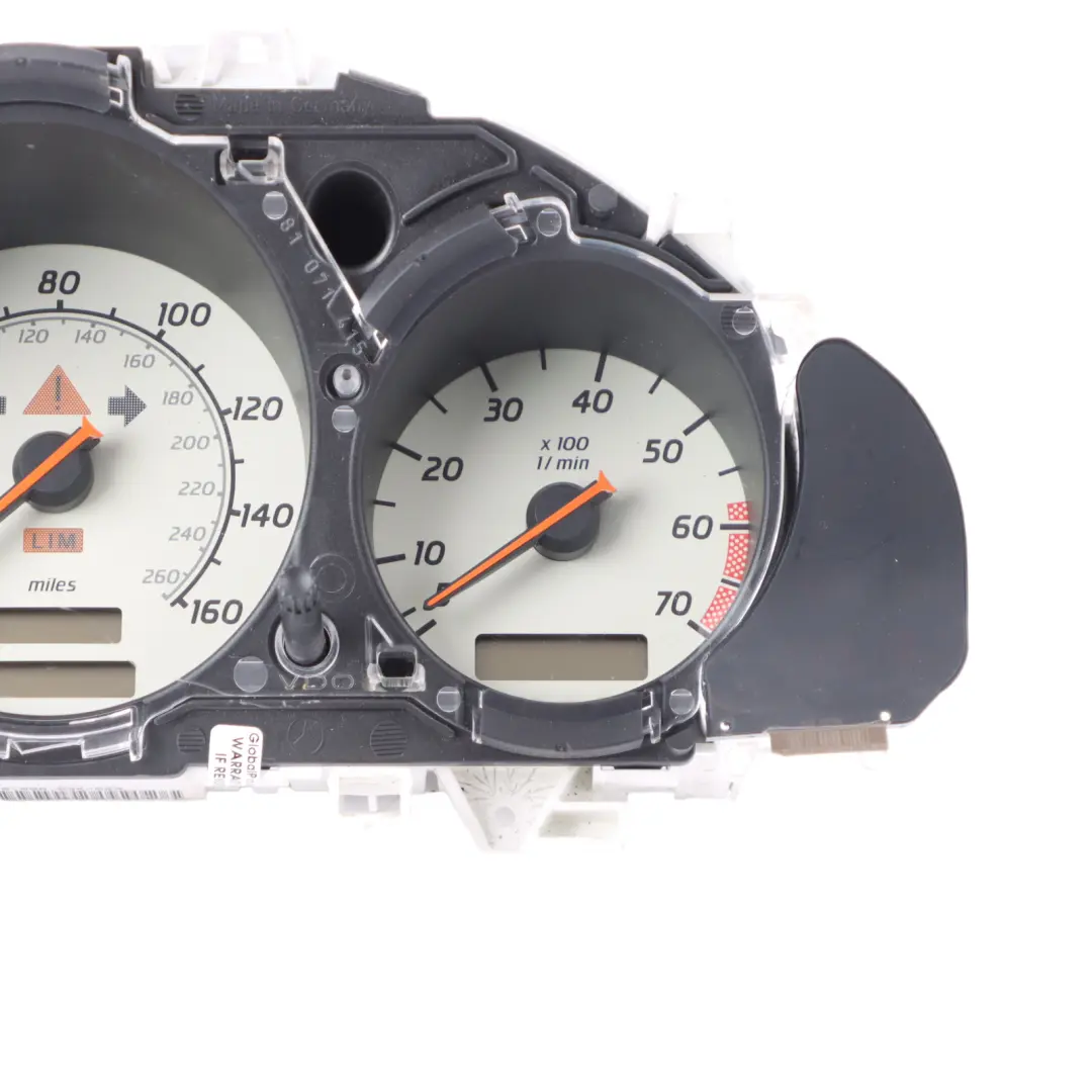 Instrument Cluster Speedo Clocks Automatic to Mercedes SLK R170 Petrol with Part number A1705403711 Mercedes SLK R170 Petrol Instrument Cluster Speedo Clocks Automatic - SKU rhd-A1705403711 - Part number A1705403711