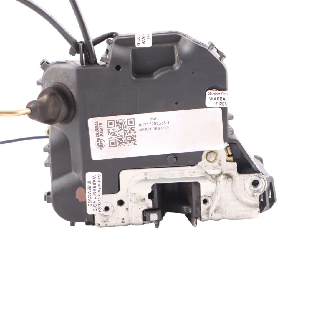 Door Lock Front Left N/S Latch Mechanism Actuator to Mercedes SLK R171 with Part number A1717202335 Mercedes SLK R171 Door Lock Front Left N/S Latch Mechanism Actuator - SKU rhd-A1717202335-1 - Part number A1717202335