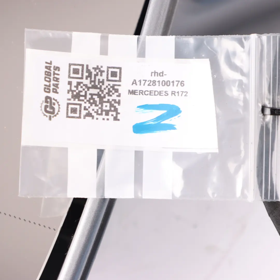  Wing Mirror Mercedes SLK R172 Outside Door Left N/S Palladium Silver - 792 - SKU rhd-A1728100176-PAL - Part number A1728100176
