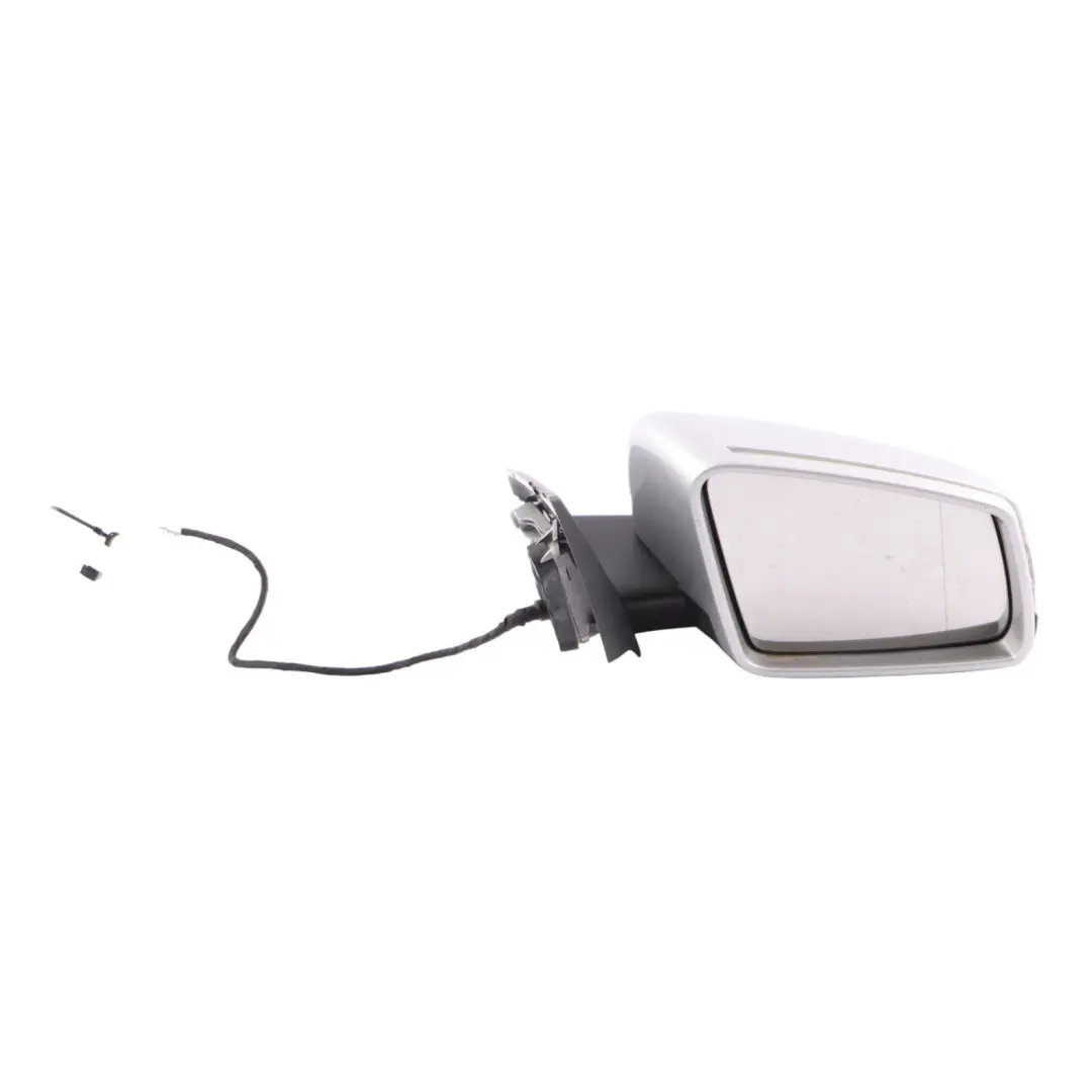 Wing Mirror Outside Power Fold Door Right O/S Polar Silver - 761 to Mercedes W176 with Part number A1768100200 Mercedes W176 Wing Mirror Outside Power Fold Door Right O/S Polar Silver - 761 - SKU rhd-A1768100200-PLS - Part number A1768100200