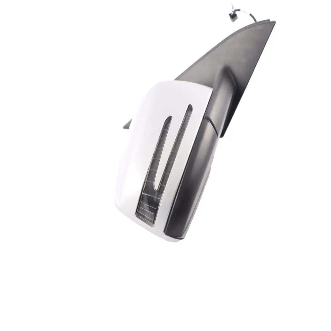 Wing Mirror Outside Power Fold Door Right O/S Polar Silver - 761 to Mercedes W176 with Part number A1768100200 Mercedes W176 Wing Mirror Outside Power Fold Door Right O/S Polar Silver - 761 - SKU rhd-A1768100200-PLS - Part number A1768100200