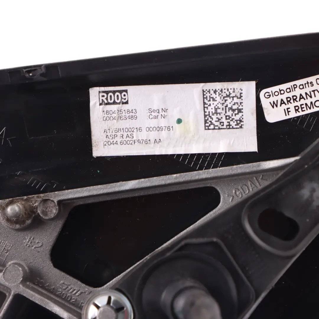 Wing Mirror Outside Power Fold Door Right O/S Polar Silver - 761 to Mercedes W176 with Part number A1768100200 Mercedes W176 Wing Mirror Outside Power Fold Door Right O/S Polar Silver - 761 - SKU rhd-A1768100200-PLS - Part number A1768100200