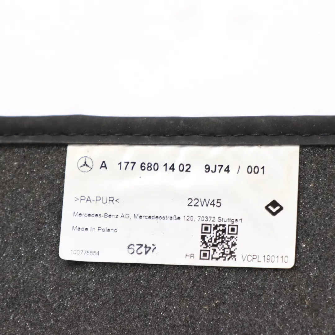 Mercedes W177 AMG Floor Mats Set Interior Front Rear Cover Black A1776801002 - SKU rhd-A1776800202-1 - Part number A1776800202