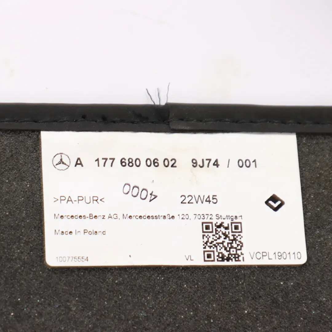 Floor Mats Set Interior Front Rear Cover Black A1776801002 to Mercedes W177 AMG with Part number A1776800202 Mercedes W177 AMG Floor Mats Set Interior Front Rear Cover Black A1776801002 - SKU rhd-A1776800202-1 - Part number A1776800202