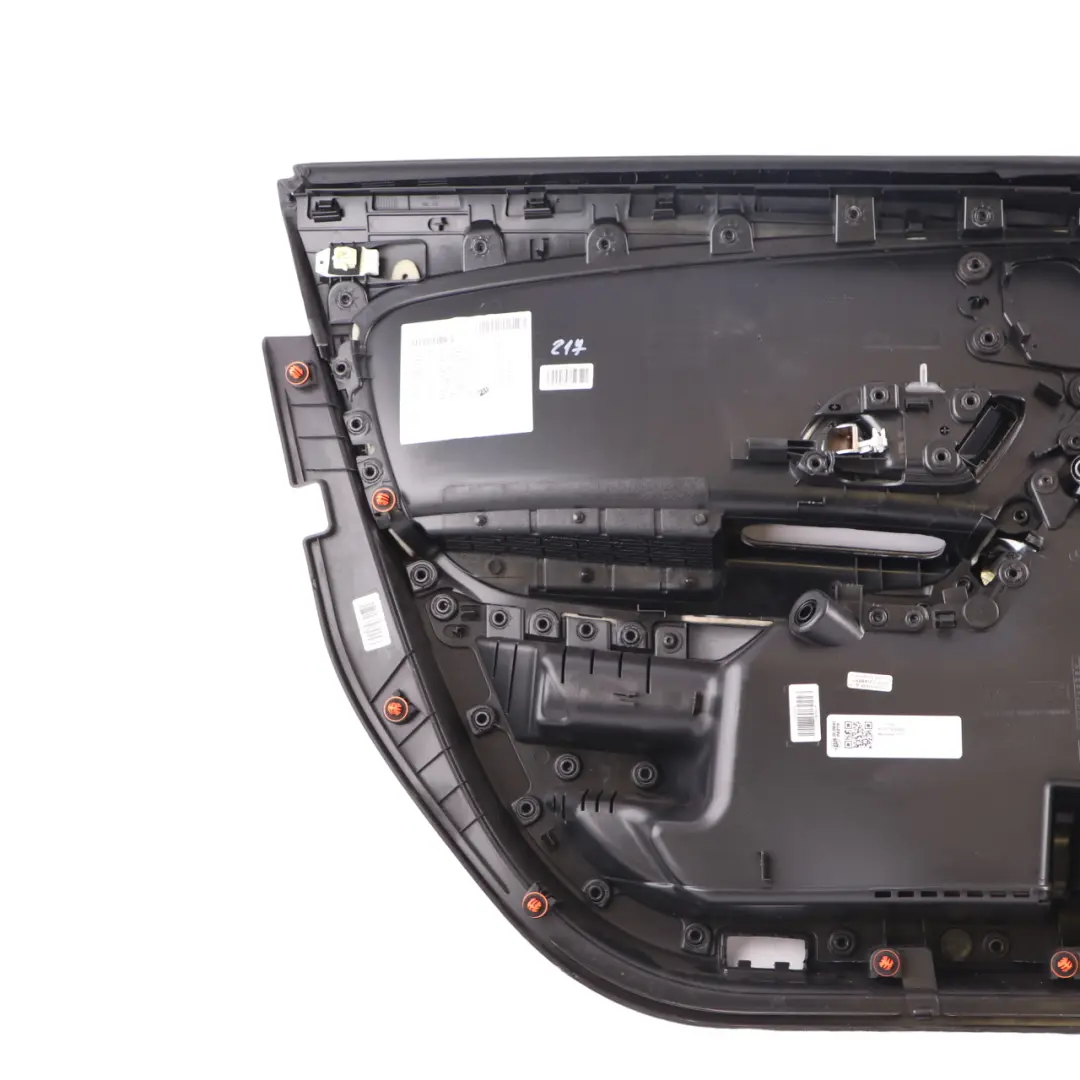  Front Door Card Mercedes V177 Right O/S Trim Panel Cover Leather Black Red - SKU rhd-A1777202800 - Part number A1777202800