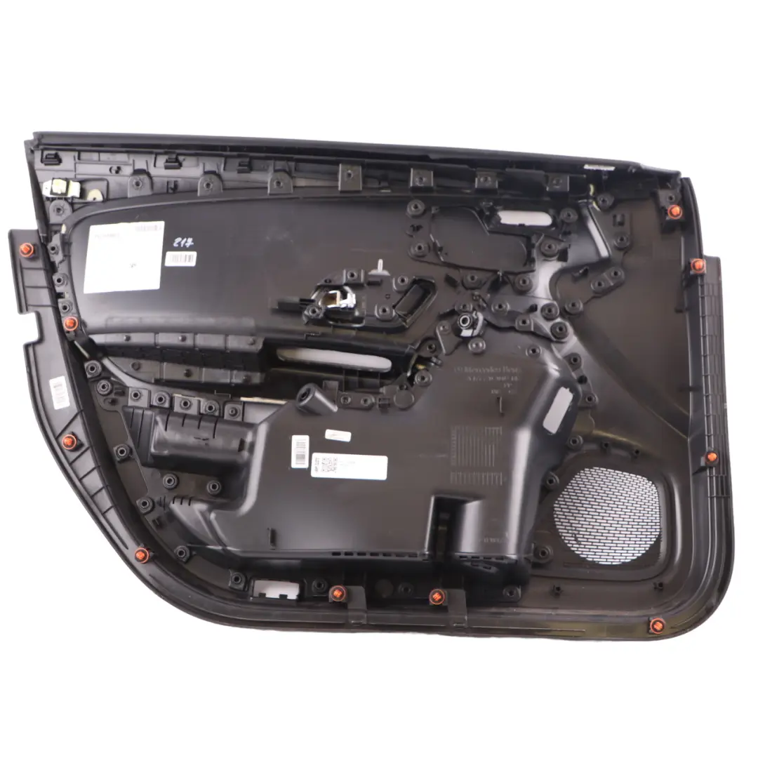  Front Door Card Mercedes V177 Right O/S Trim Panel Cover Leather Black Red - SKU rhd-A1777202800 - Part number A1777202800