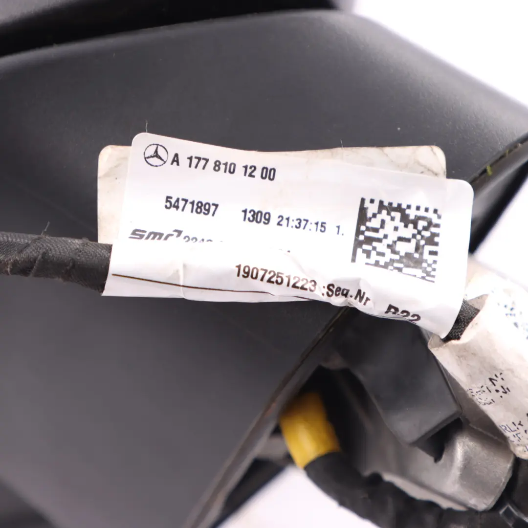 Wing Mirror Mercedes W177 V177 Door Right O/S Mojave Silver - 859 to with Part number A1778102204 Wing Mirror Mercedes W177 V177 Door Right O/S Mojave Silver - 859 - SKU rhd-A1778102204-MOS - Part number A1778102204