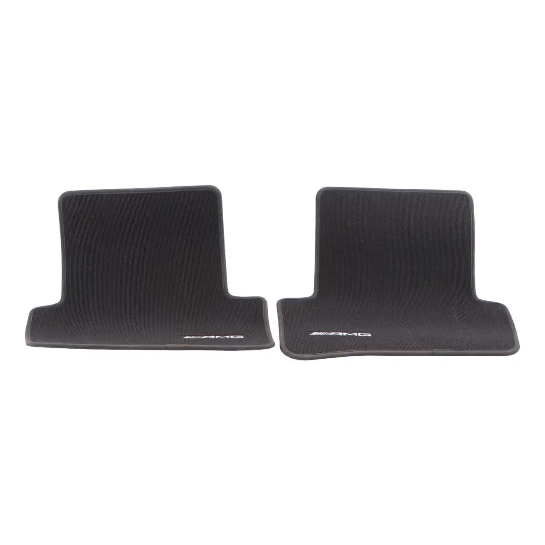 Mercedes W204 Floor Mats Set AMG Interior Rear Covers Black - SKU rhd-A2046800448-1 - Part number A2046800448