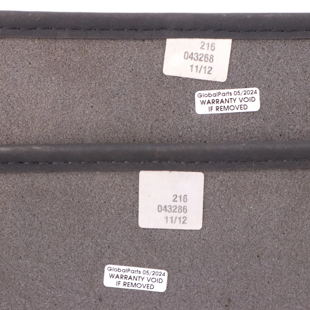 Floor Mats Set AMG Interior Rear Covers Black to Mercedes W204 with Part number A2046800448 Mercedes W204 Floor Mats Set AMG Interior Rear Covers Black - SKU rhd-A2046800448-1 - Part number A2046800448