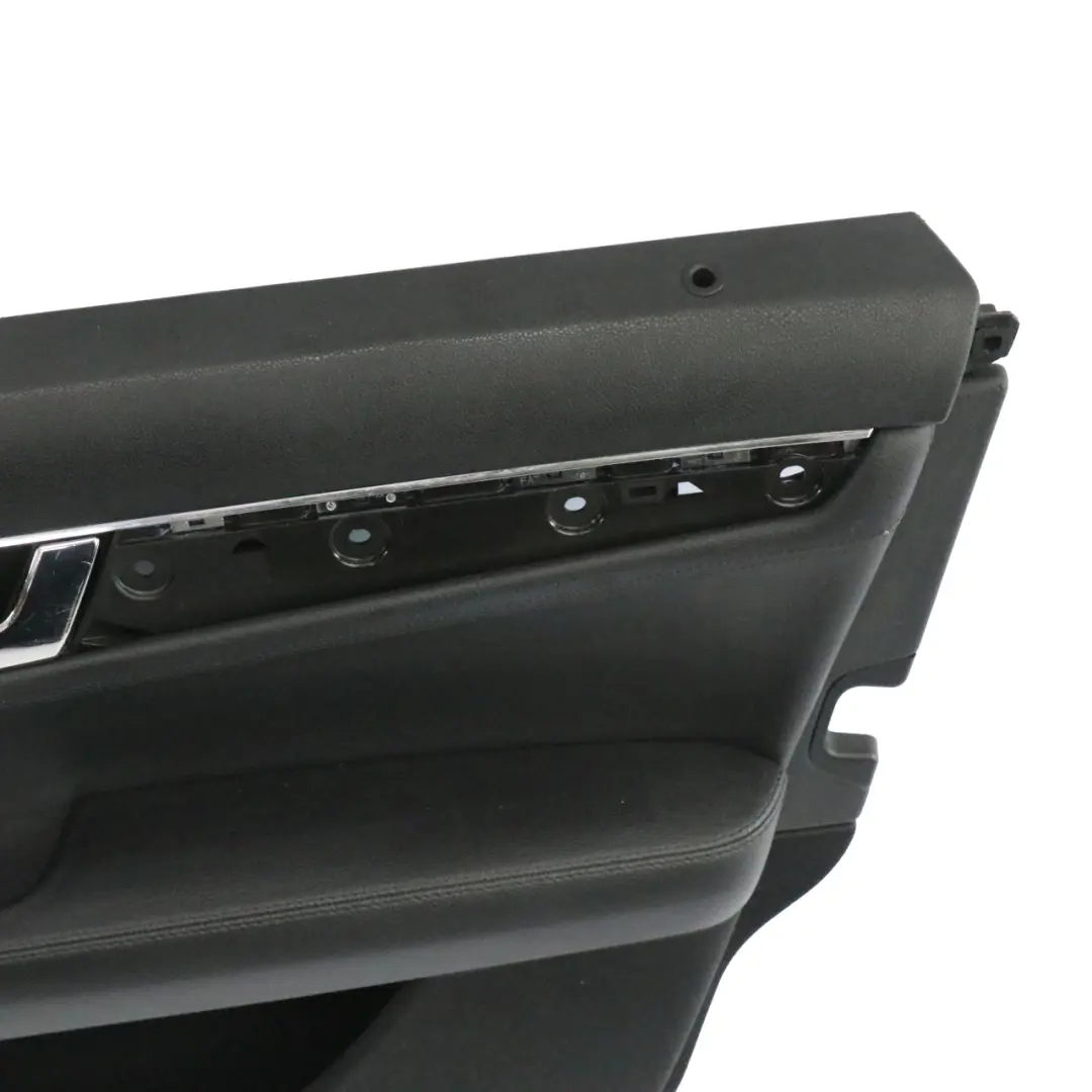 Mercedes W204 Front Right O/S Door Card Trim Panel Leather Black - SKU rhd-A2047209462-2 - Part number A2047209462