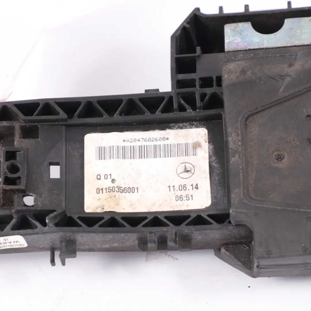 Handbrake Front Right O/S Handle Bracket Mount Trim Panel to Mercedes X156 with Part number A2047602600 Mercedes X156 Handbrake Front Right O/S Handle Bracket Mount Trim Panel - SKU rhd-A2047602600 - Part number A2047602600