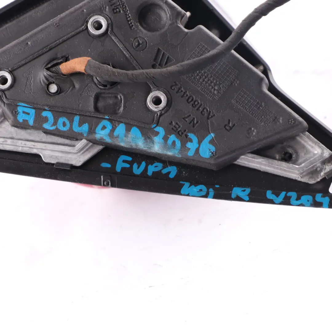 Wing Mirror Power Fold Door Right O/S Outside Fire Opal Red - 590 to Mercedes W204 with Part number A2048103076 Mercedes W204 Wing Mirror Power Fold Door Right O/S Outside Fire Opal Red - 590 - SKU rhd-A2048103076-FUP1 - Part number A2048103076