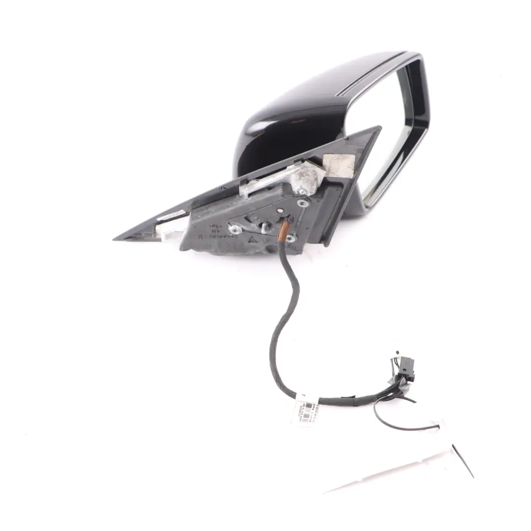 Mercedes W204 Wing Mirror Power Fold Door Right O/S Obsidian Black Metallic 197 - SKU rhd-A2048103076-OB - Part number A2048103076