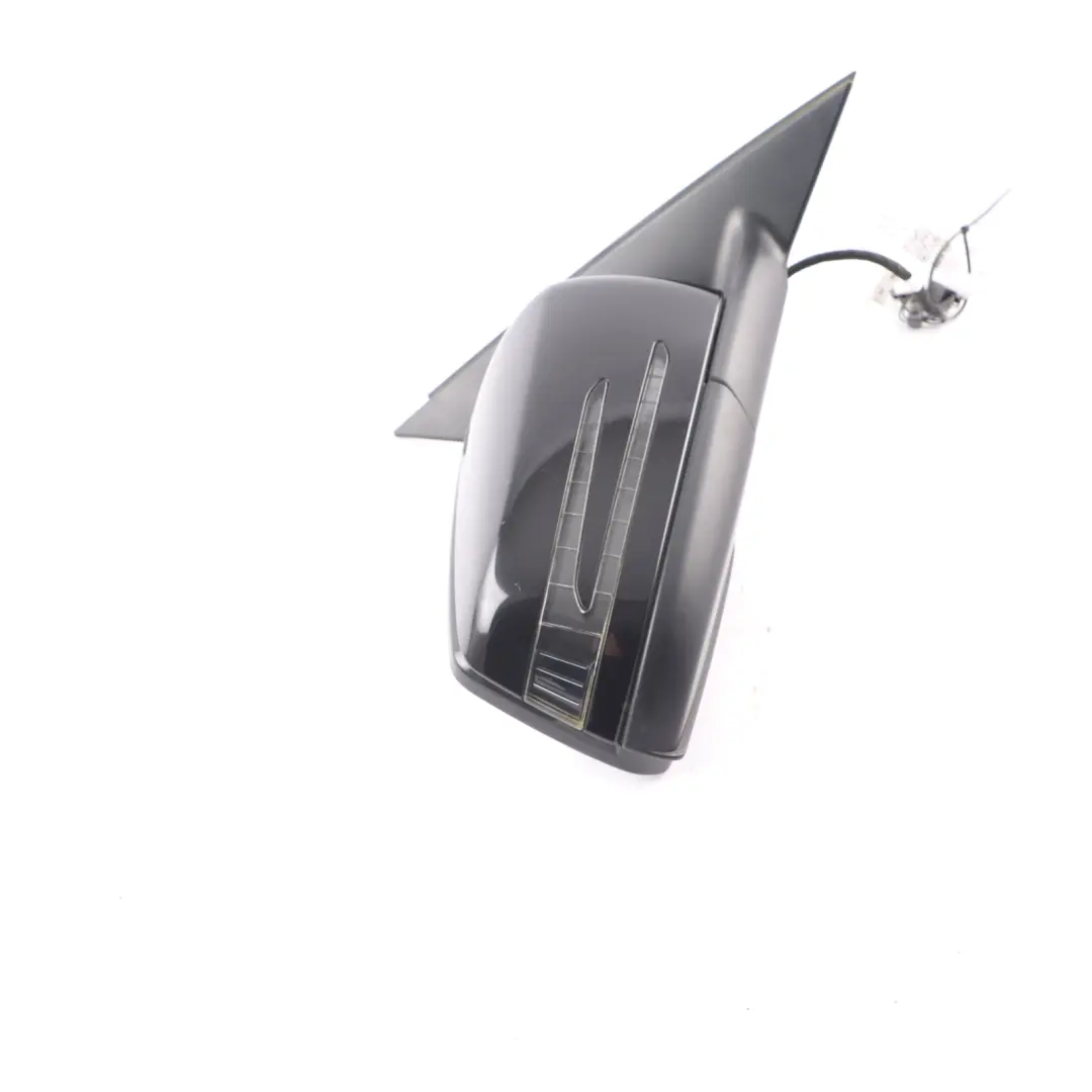 Mercedes W204 Wing Mirror Power Fold Door Right O/S Obsidian Black Metallic 197 - SKU rhd-A2048103076-OB - Part number A2048103076