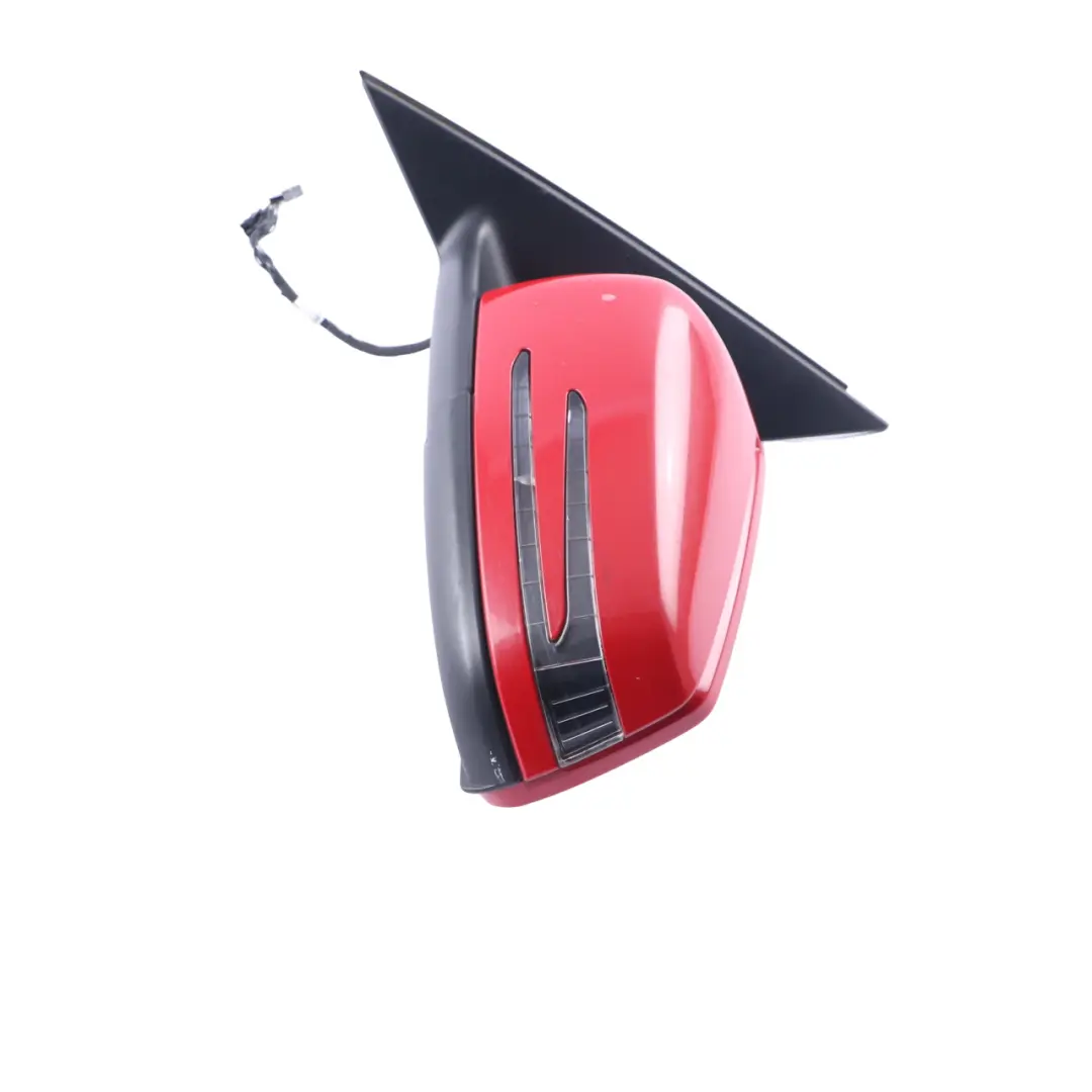 Mercedes W204 Wing Mirror Outside Door Left N/S Feueropal Fire Opal Red - 590 - SKU rhd-A2048103776-FUP - Part number A2048103776