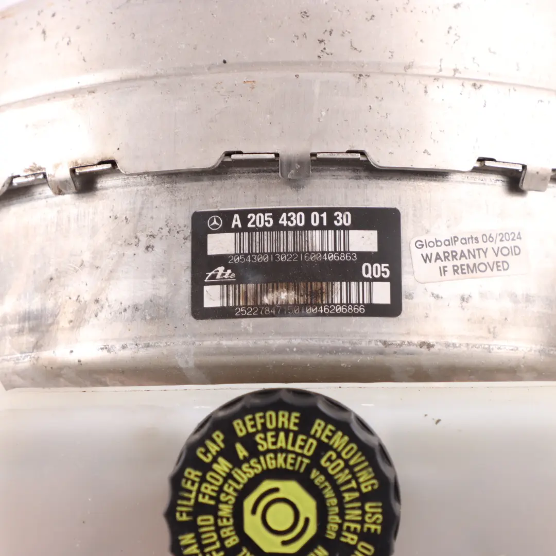 Brake Servo Booster Master Cylinder Fluid Reservoir to Mercedes W205 with Part number A2054300130 Mercedes W205 Brake Servo Booster Master Cylinder Fluid Reservoir - SKU rhd-A2054300130-2 - Part number A2054300130