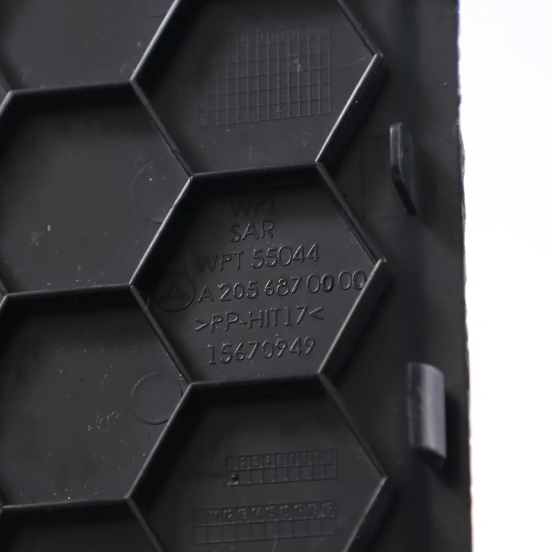 Trim Mercedes W205 Front Wall Floor Lining Maintenance Flap Left N/S to with Part number A2056870000 Trim Mercedes W205 Front Wall Floor Lining Maintenance Flap Left N/S - SKU rhd-A2056870000 - Part number A2056870000