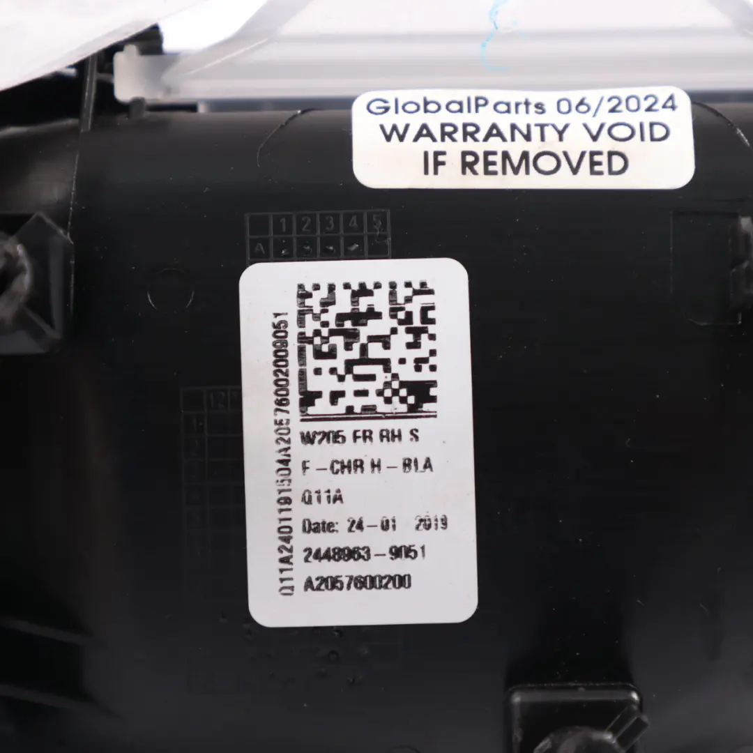 Mercedes W205 X253 Door Opening Handle Interior Front Right O/S - SKU rhd-A2057600200 - Part number A2057600200