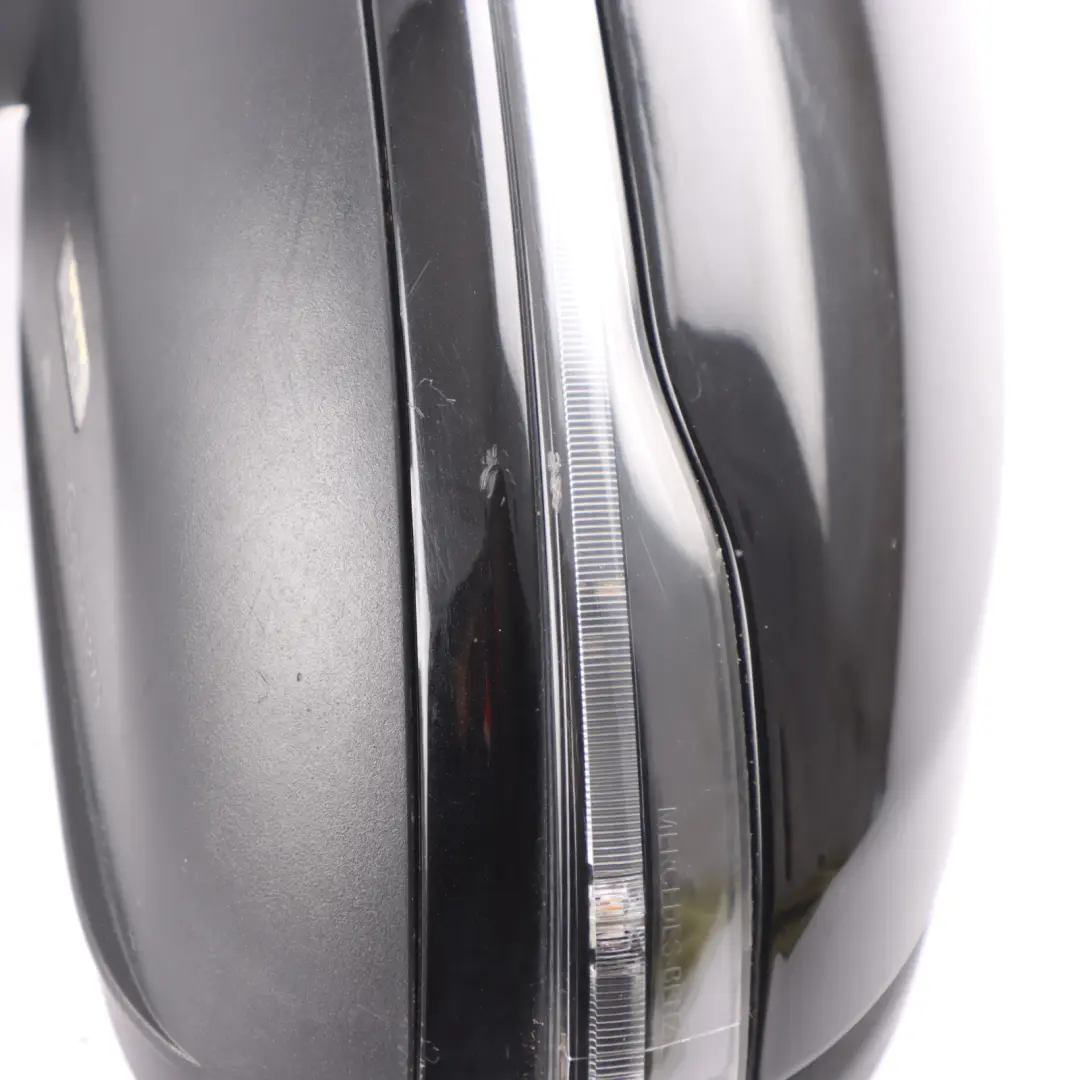 Mercedes C205 Coupe Wing Mirror Left N/S Obsidian Black Metallic - 197 - SKU rhd-A2058104105-OB - Part number A2058104105