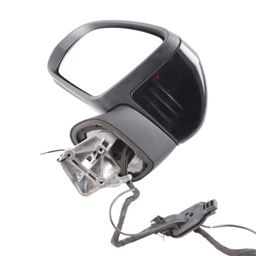 Mercedes C205 Coupe Wing Mirror Left N/S Obsidian Black Metallic - 197 - SKU rhd-A2058104105-OB - Part number A2058104105