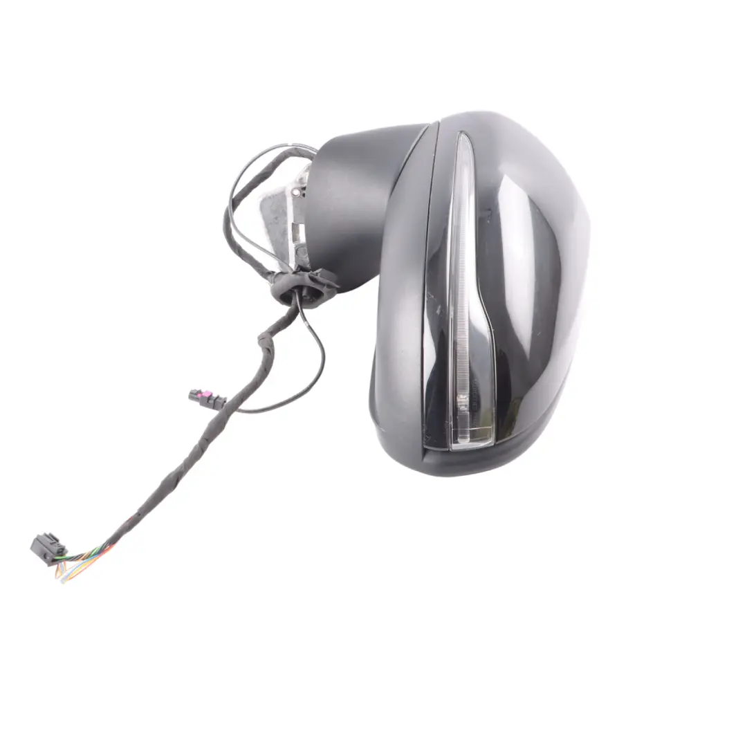 Mercedes C205 Coupe Wing Mirror Left N/S Obsidian Black Metallic - 197 - SKU rhd-A2058104105-OB - Part number A2058104105