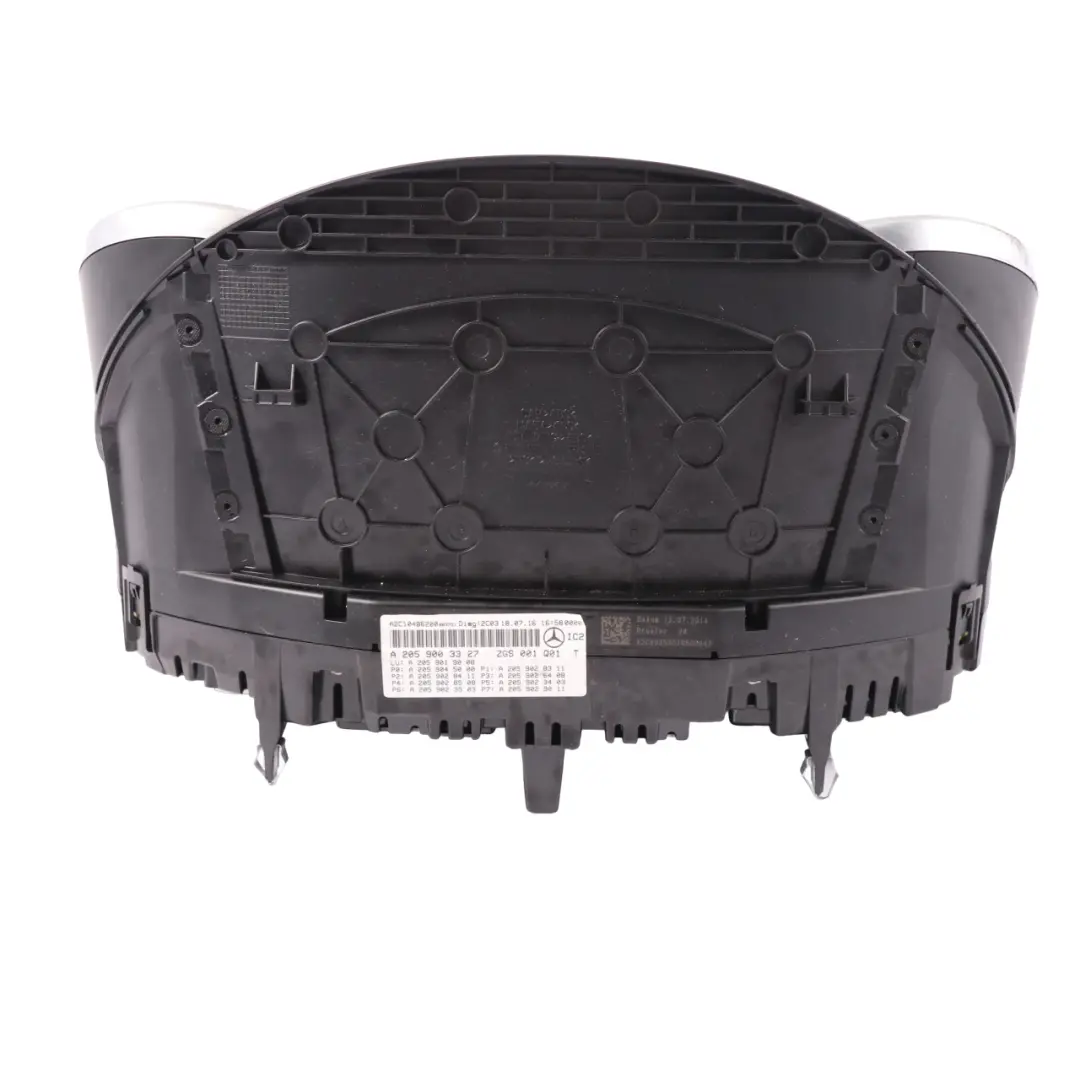 Instrument Cluster Speedometer Speedo Automatic to Mercedes W205 Petrol with Part number A2059003327 Mercedes W205 Petrol Instrument Cluster Speedometer Speedo Automatic - SKU rhd-A2059003327-1 - Part number A2059003327