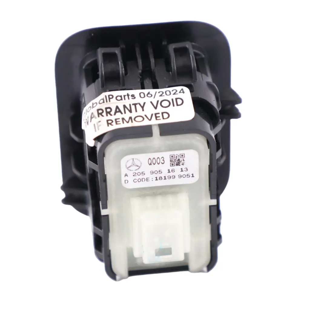 Switch Boot Trunk Lid Push Open Button to Mercedes W205 Tailgate with Part number A2059051613 Mercedes W205 Tailgate Switch Boot Trunk Lid Push Open Button - SKU RHD-A2059051613 - Part number A2059051613