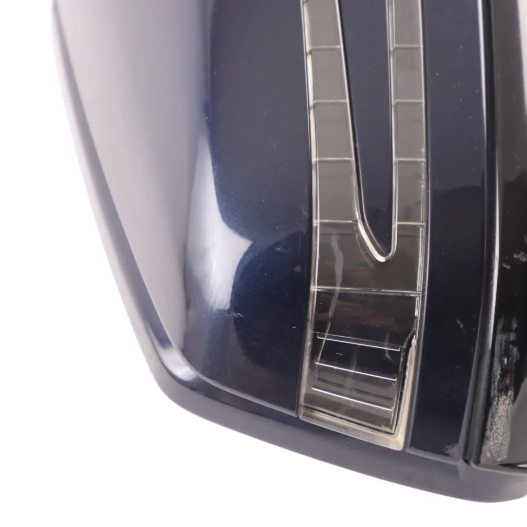 Mercedes W207 Wing Mirror Door Right O/S High Gloss Cavansite Blue - 890 - SKU rhd-A2078101676-CVB - Part number A2078101676