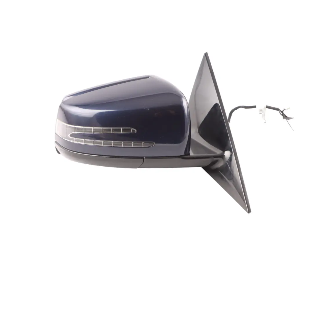 Mercedes W207 Wing Mirror Door Right O/S High Gloss Cavansite Blue - 890 - SKU rhd-A2078101676-CVB - Part number A2078101676