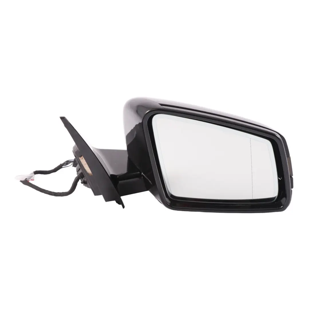 Mercedes C207 Wing Mirror Door Right O/S High Gloss Auto Dip Obsidian Black 197 - SKU rhd-A2078101676-OB - Part number A2078101676