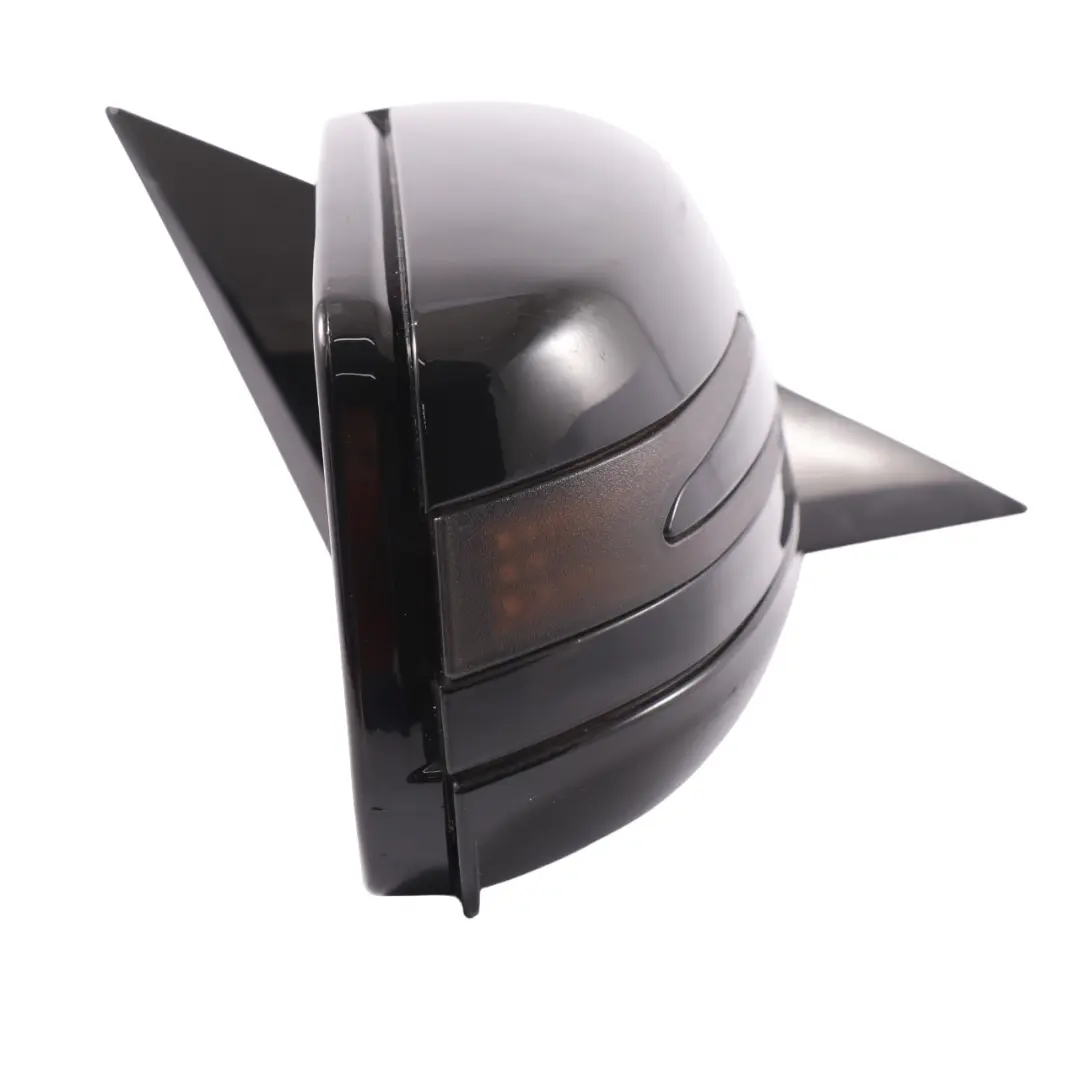 Mercedes C207 Wing Mirror Door Right O/S High Gloss Auto Dip Obsidian Black 197 - SKU rhd-A2078101676-OB - Part number A2078101676