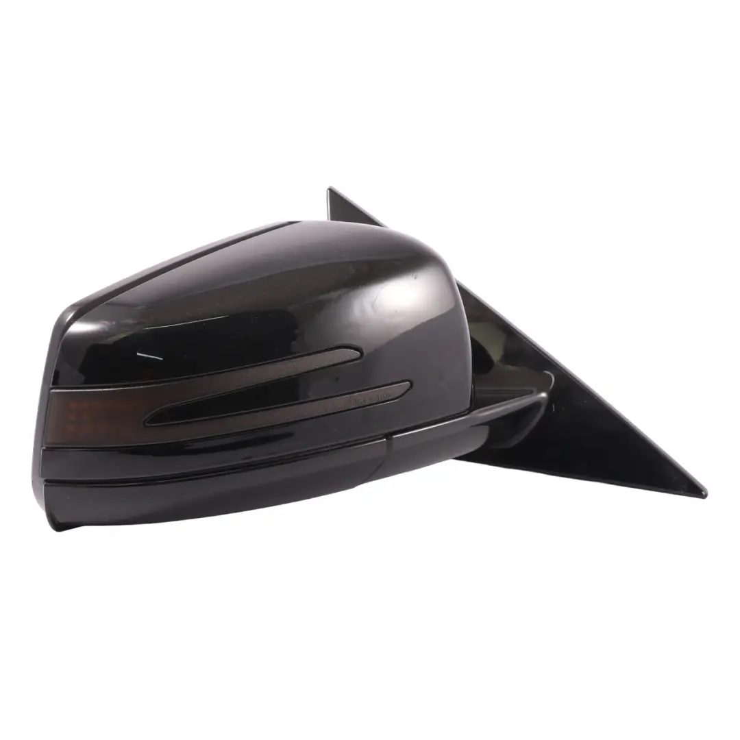 Mercedes C207 Wing Mirror Door Right O/S High Gloss Auto Dip Obsidian Black 197 - SKU rhd-A2078101676-OB - Part number A2078101676
